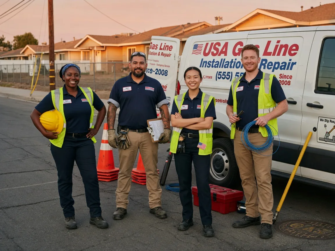 Gas Line Installation company in Orviston, PA
